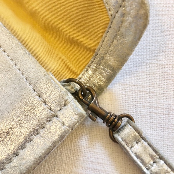 Silver Gap Envelope clutch distressed leather - Picture 4 of 7